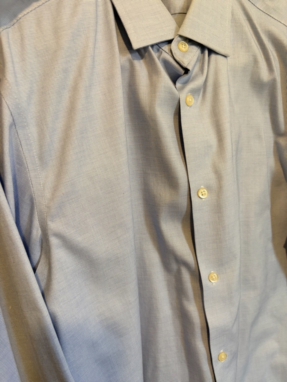 Ralph Lauren & Banana Rep Light Blue Button-Down 2 Dress Shirts - Polo Logo - Picture 10 of 10